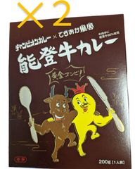 【能登牛カレー🔥】✕２個セット❗金沢カレーの名門【チャンピオンカレー】✕大人気レストラン【てらおか風舎】の魅惑のコラボ❗【中辛🧡】