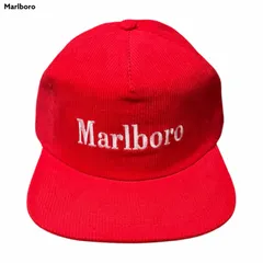 Marlboro コーデュロイキャップ レッド 【最終値下げ】 Marlboro corduroy cap (3color) | ファッション通販サイト NUGU