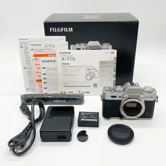 ■元箱付きの極上品 FUJIFILM フジフイルム X-T10 ボディ シルバー □元箱付きの極上品 FUJIFILM フジフイルム X-T10 ボディ