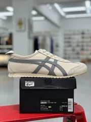 新品Onitsuka Tigerオニツカタイガー MEXICO 66 スポーツ ローカット スニーカー 男女兼用 オートミールカラー