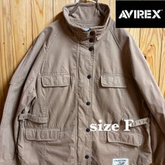 【古着】AVIREX(アヴィレックス)ミリタリージャケット フリーサイズ ベージュ レディース
