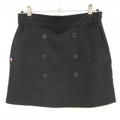 マリクレールスポール スカート 黒 裏地付き  レディース L ゴルフウェア marie claire
