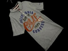 KRIFF MAYER クリフメイヤー プリント ポロシャツ sizeM/グレー ■◆ レディース