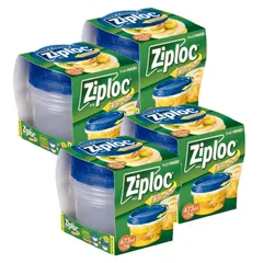 【在庫処分】【まとめ買い】ジップロック スクリューロック 473ml (2個入)×4個のサムネイル