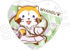 [중고] 배지 핀즈 미얀구 [Fate/Grand Order -절대 마수 전선 바빌로니아-×라스카르 트레이딩 하트형 캔 배지]