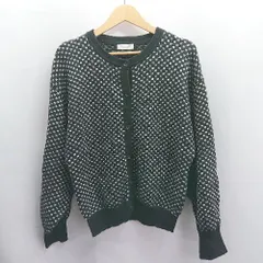 ◇ ⊇ UNITED ARROWS ミドルゲージ 長袖 カーディガン サイズ表記なし ブラック レディース E  【1503310012439】