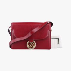 グッチGucciGGリング GGマーモント レッド レザー 589474 G030195729