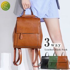 リュック レディース 革 バックパック 可愛い 3way ショルダーバッグ おしゃれ 革製 高級感 かっこいい ギフト 軽い コンパクト 大容量