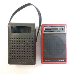 AIWA アイワ AMラジオ AR-666 昭和レトロ ラジオ ジャンク　(管理番号：OKU8803/G3-60)