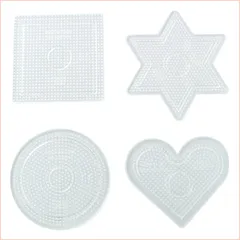 創＆遊 ミニミニアイロンビーズ専用プレート(小) 4枚セット 2.6mm用 MB-380-01