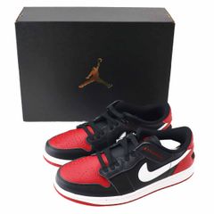【新品】NIKE ナイキ エア ジョーダン 1 LOW フライイーズ スニーカー 29.0cm DM1206-066 国内正規品 ブラック/ホワイト/ジムレッド【送料無料】イージーオン/オフ シューズ 23530937