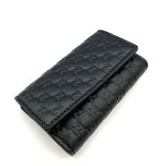 【鑑定済み】正規品 GUCCI グッチ マイクログッチシマ 6連キーケース ブラック GG レザー 150402-BMJ1N-4009 アウトレット