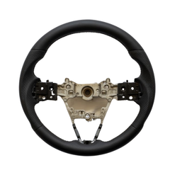 純正内装にマッチ (PVCオールレザー) スポーツステアリング ムーヴ キャンバス LA850系 R4/7- YourParts e0182 カスタム パーツ