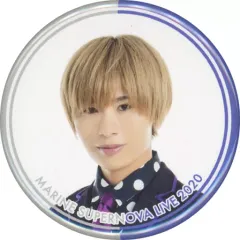 GOALOUS5 深町寿成 缶バッジ Sixy ゴーラスピンク GOALOUS5 ゴーラスピンク 深町寿成 缶バッジ 『Sixy』モノクロ