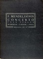メンデルスゾーン ヴァイオリン協奏曲ホ短調 (スタディスコア/ポケットスコア) 輸入楽譜 Mendelssohn Concerto pour Violon mi mineur ウジェル/Heugel 洋書