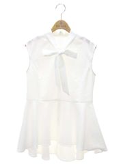 エムズグレイシー 518339 パーカー 38 ブルー ペーパーニット ジップ  