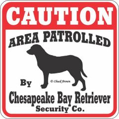 Caution コーションサインボード　チェサピークベイレトリーバー　Chesapeake Bay Retriever  アメリカ直輸入　新品未使用