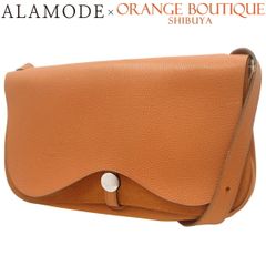 HERMES(エルメス) サックコロラドPM ポティロン ブラウン茶 オレンジ ヴァッシュリエジェ トワルオフィシエ パラジウム金具 シルバー金具 □I刻印 ショルダーバッグ 肩掛け 斜め掛け レディース 40802157860【中古】【アラモード】 HERMES(エルメス) サックコロラドPM ポティロン ブラウン茶 オレンジ