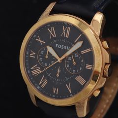 美品】FOSSIL クロノグラフ ゴールド （Gshock ホワイト付） - メルカリ