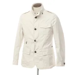 【中古】ムーレー MOORER ポリエステル ミリタリージャケット オフホワイト【サイズ48】【メンズ】のサムネイル