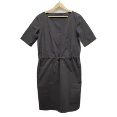 ファビアナフィリッピ　上質素材　ワンピース　コットンシルク　定価40万円 セール】 【Sサイズ有】コットンシルク ロング フレア ワンピース