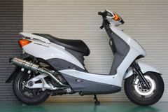 Valiente シグナスX バイクマフラー BC-SE12J EBJ-SE44J 2003年～2015年モデル対応 1型 2型 3型 国内モデル Sparta スパルタ チタンソリッド マフラー スポーツタイプ カスタム ヤマハ バリエンテ