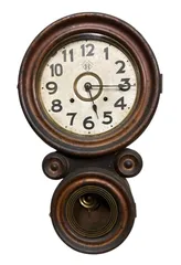 〈OH済完動・美品〉名古屋時計製造　張り四ツ丸達磨型ゼンマイ振り子時計 希少美品〉林時計製造所 小型本四ツ丸達磨型ゼンマイ振り子時計