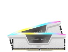 CORSAIR DDR5-6000MHz デスクトップPC用メモリ VENGEANCE RGB DDR5シリーズ (PC5-48000) Intel XMP メモリキット 32GB ホワイト [16GB×2枚]