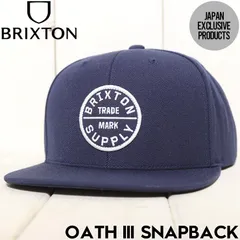 スナップバックキャップ 帽子 BRIXTON ブリクストン OATH III SNAPBACK 10777 WANWN 日本代理店正規品 日本限定カラーのサムネイル