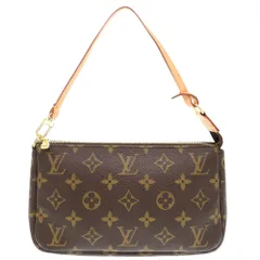 美品 ルイ ヴィトン ポシェット アクセソワ―ル モノグラム M51980 ポーチ ハンドバッグ LV 1096 LOUIS VUITTON