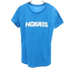 HOKA ONE ONE ホカオネオネ 半袖 Tシャツ M ブルー系 レディース 古着