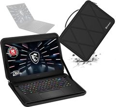 Smatree 호환품 하드 EVA 보호 슬리브 케이스 15.6 인치 MSI Stealth GS66/GS66 Series 노트북용 ,MSI WS66 시리즈 M88(Black, For MSI 15.6 인치(M88))