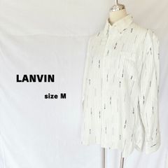 LANVIN ランバン 総柄ネルシャツ カジュアル メンズ ウィメンズ