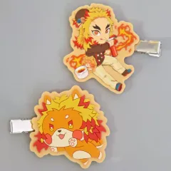 【中古】アクセサリー(非金属) 煉獄杏寿郎 クッキー風ヘアクリップ 「鬼滅の刃×ufotable Cafe×マチ★アソビCAFE バレンタイン＆ホワイトデーイベント2025 後期」