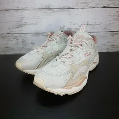 FILA LOW CUT SNEAKER フィラ ローカット ベージュ アイボリー マルチカラー 24cm 5RM01253-155 L07515