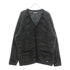 NEIGHBORHOOD (ネイバーフッド) 23AW Mohair Cardigan 総柄モヘアカーディガン グレー 232FUNH-KNM02のサムネイル