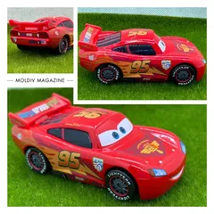 【新品】　カーズ　ミニカー マックィーン ピストンカップ仕様 ピクサー訳あり商品