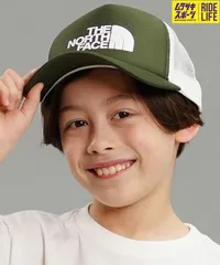 【ムラスポ公式】THE NORTH FACE ザ・ノース・フェイス キッズ メッシュ キャップ 帽子 ロゴ プリント サイズ調節可能 NNJ02409 NT