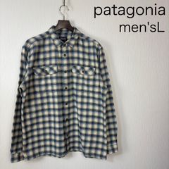 patagonia Long-Sleeved Fjord Flannel Shirt メンズL
