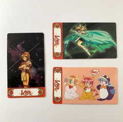 【まとめ売り】 魔法騎士レイアース 光＆海＆風 プレセア 鳳凰寺風 カード 3枚セット