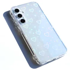Galaxy S25 ケース SC-51F レーザー ハート TPUケース