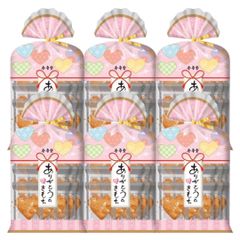 金吾堂製菓 ありがとうのきもち 15枚入り ハート型 せんべい しょうゆ味 6袋セット
