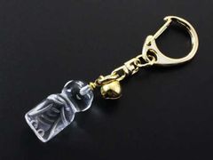 【お地蔵様】水晶地蔵 お守り キーホルダー かわいい お地蔵様