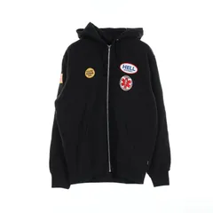 シュプリーム Supreme パーカー Supreme × Hysteric Glamour Patches Zip Up Sweatshirt ブラック コットン パーカー メンズ Used A