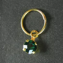 ネイルピアス エメラルド　5010547
