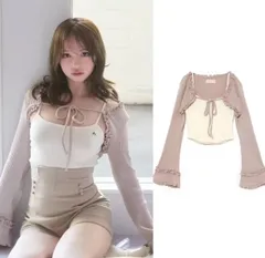 andmary Chui set tops アンドマリー　新品　ピンク Chui set tops