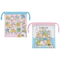  すみっコぐらし マチ付き巾着 2P あつまるんです スケーター 