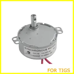 【数量限定】CHANCS TYC-50 小型同期モーター110V AC 15-18RPM回転CW 4Wギア電気暖炉用シンクロナスモーター