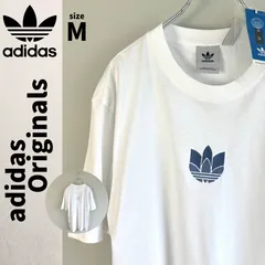 ☆刺繍ロゴ × ブルー 新品 シンプル adidas originals Tシャツ