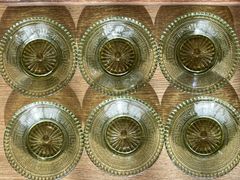 ガラス小皿（大正〜昭和）6枚組